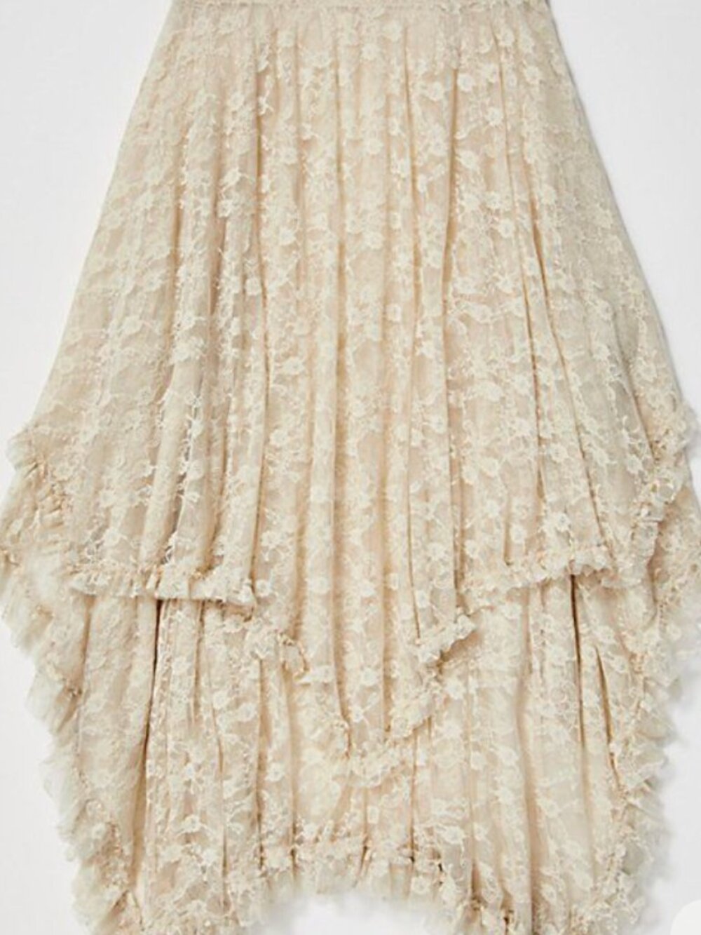 Rare NWT Free People Intimately French Courtship Half Slip in Ivory S
